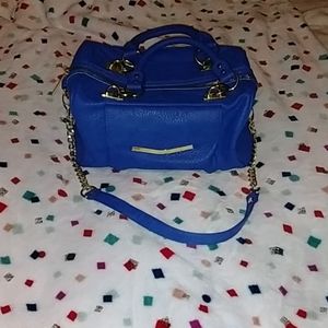 Blue square purse